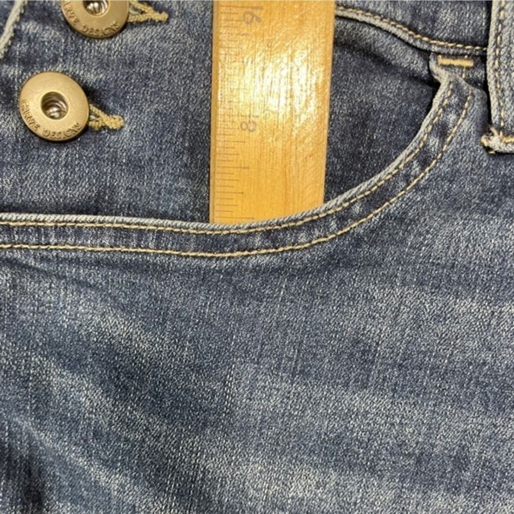 Carve Designs Denim Overalls W/ 8 Blue Organic Cotton Raw Hem LN/NWOT - Picture 12 of 16